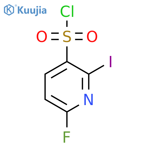 2-Iodo-6-fluoropyridine-3-sulfonyl chloride structure