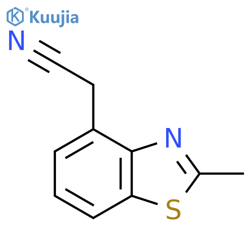 2-Methylbenzothiazole-4-acetonitrile structure
