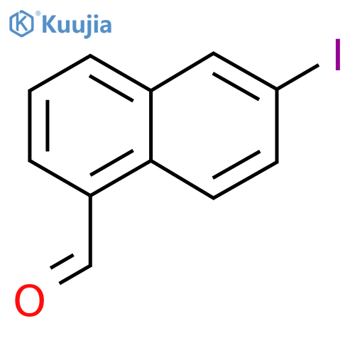 6-Iodonaphthalene-1-carboxaldehyde structure