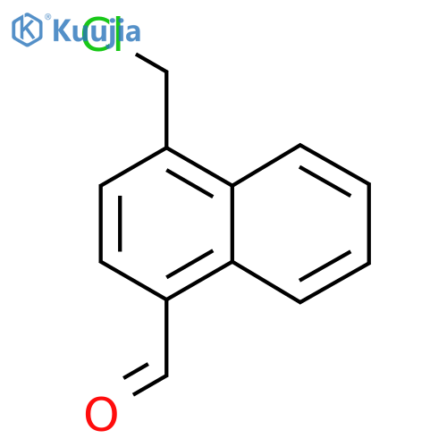 1-(Chloromethyl)naphthalene-4-carboxaldehyde structure