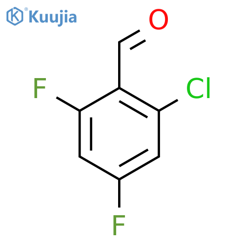 2-Chloro-4,6-difluorobenzaldehyde structure