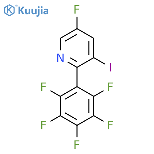5-Fluoro-3-iodo-2-(perfluorophenyl)pyridine structure