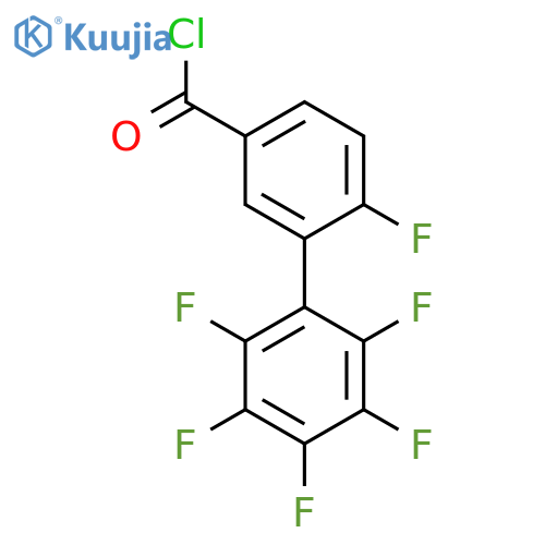 6,2',3',4',5',6'-Hexafluorobiphenyl-3-carbonyl chloride structure