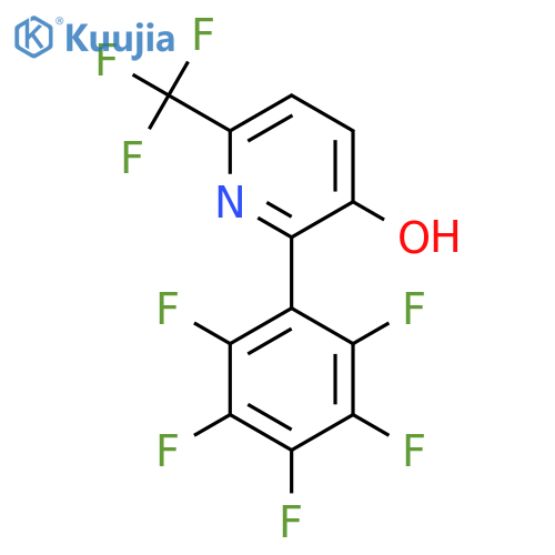 3-Hydroxy-2-(perfluorophenyl)-6-(trifluoromethyl)pyridine structure