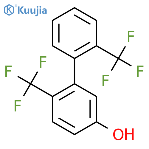 6,2'-Bis(trifluoromethyl)-3-hydroxybiphenyl structure