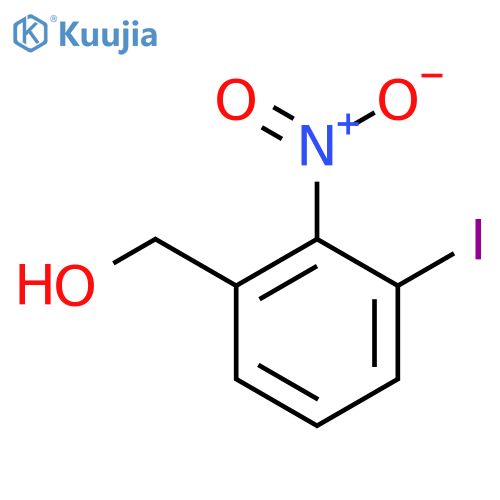 3-Iodo-2-nitrobenzyl alcohol structure