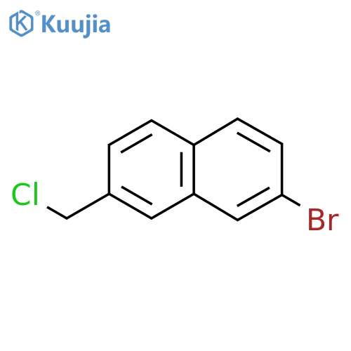 2-Bromo-7-(chloromethyl)naphthalene structure