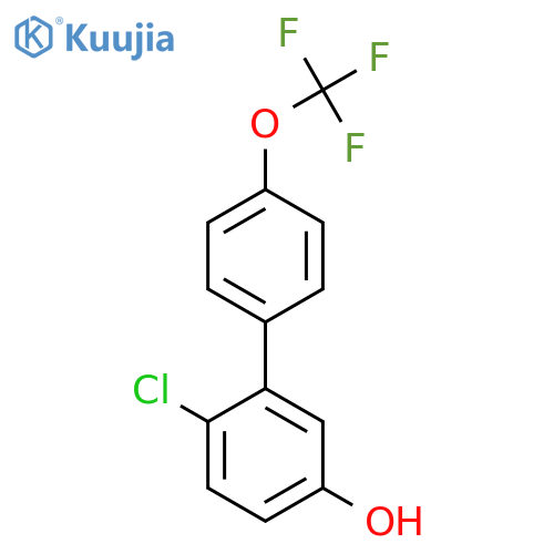 6-Chloro-3-hydroxy-4'-(trifluoromethoxy)biphenyl structure