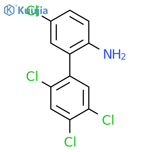 5,2',4',5'-Tetrachlorobiphenyl-2-ylamine structure