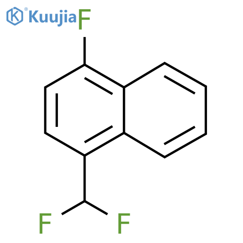 1-(Difluoromethyl)-4-fluoronaphthalene structure