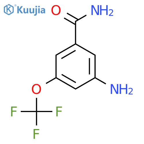 3-Amino-5-(trifluoromethoxy)benzamide structure