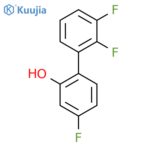 2-Hydroxy-4,2',3'-trifluorobiphenyl structure