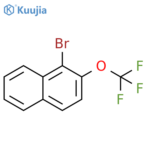 Naphthalene, 1-bromo-2-(trifluoromethoxy)- structure