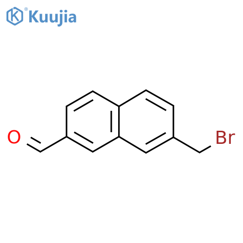 2-(Bromomethyl)naphthalene-7-carboxaldehyde structure