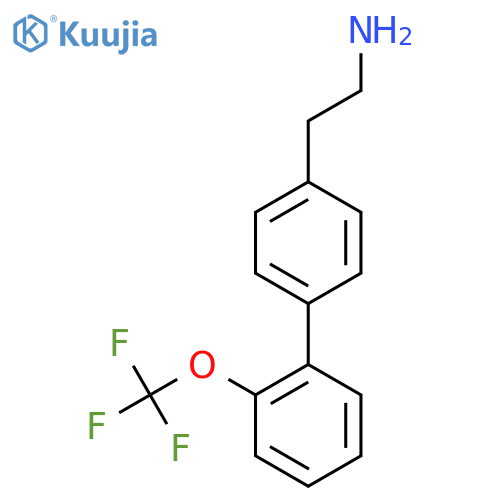2'-(Trifluoromethoxy)biphenyl-4-ethylamine structure