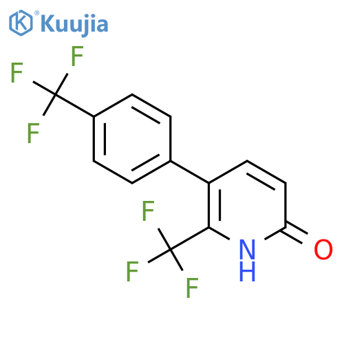 6-Hydroxy-2-(trifluoromethyl)-3-(4-(trifluoromethyl)phenyl)pyridine structure