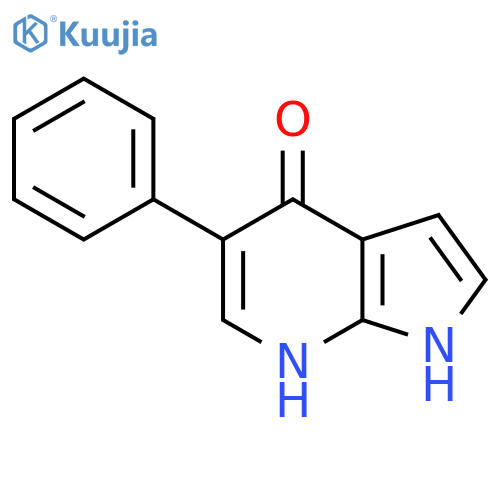 4-Hydroxy-5-phenyl-1H-pyrrolo[2,3-b]pyridine structure