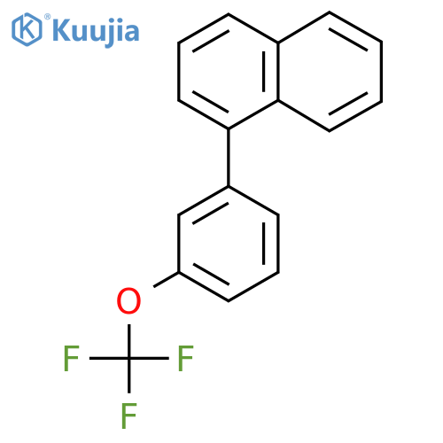 1-(3-(Trifluoromethoxy)phenyl)naphthalene structure