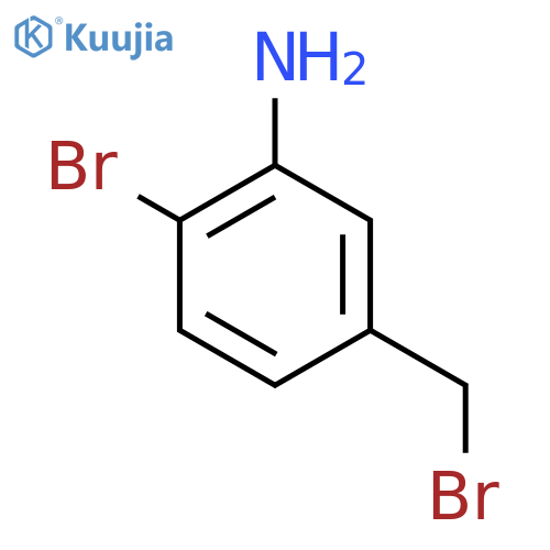 2-Bromo-5-(bromomethyl)aniline structure