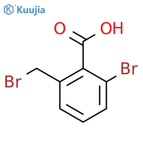 2-Bromo-6-(bromomethyl)benzoic acid structure