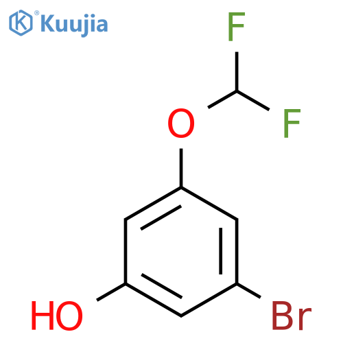 3-Bromo-5-(difluoromethoxy)phenol structure