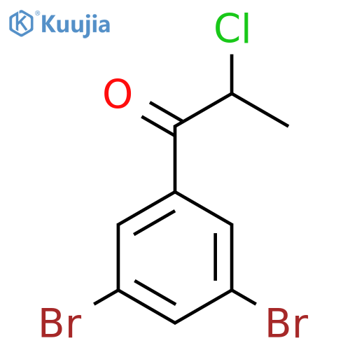 2-Chloro-3',5'-dibromopropiophenone structure