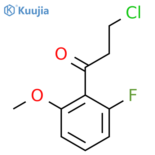 3-Chloro-2'-fluoro-6'-methoxypropiophenone structure