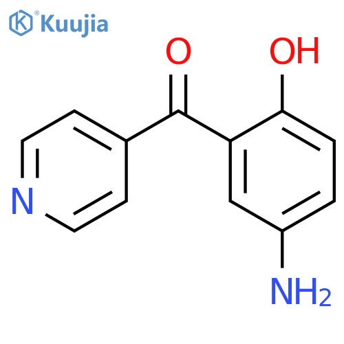 4-(5-Amino-2-hydroxybenzoyl)pyridine structure
