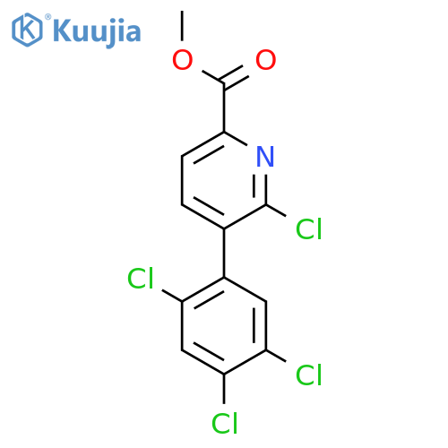 Methyl 6-chloro-5-(2,4,5-trichlorophenyl)picolinate structure