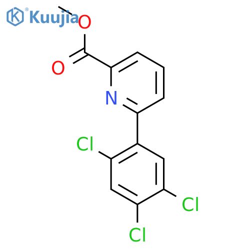 Methyl 6-(2,4,5-trichlorophenyl)picolinate structure