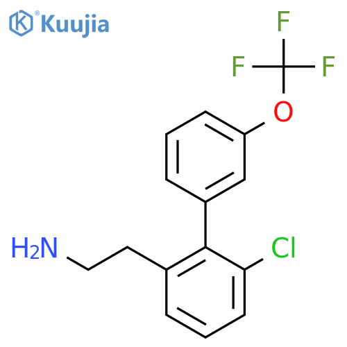 6-Chloro-3'-(trifluoromethoxy)biphenyl-2-ethylamine structure