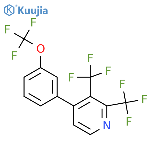 2,3-Bis(trifluoromethyl)-4-(3-(trifluoromethoxy)phenyl)pyridine structure