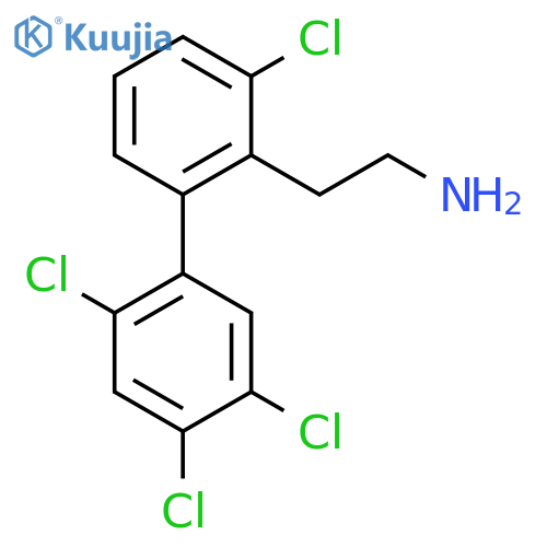 3,2',4',5'-Tetrachlorobiphenyl-2-ethylamine structure