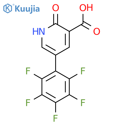 2-Hydroxy-5-(perfluorophenyl)nicotinic acid structure