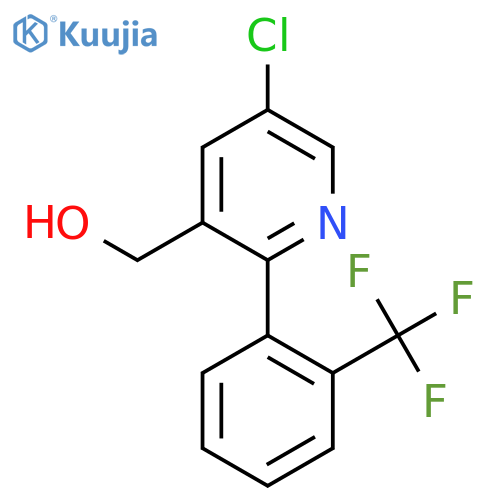 5-Chloro-2-(2-(trifluoromethyl)phenyl)pyridine-3-methanol structure