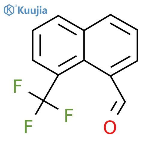 1-(Trifluoromethyl)naphthalene-8-carboxaldehyde structure