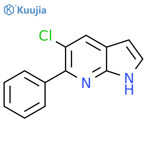 5-Chloro-6-phenyl-1H-pyrrolo[2,3-b]pyridine structure