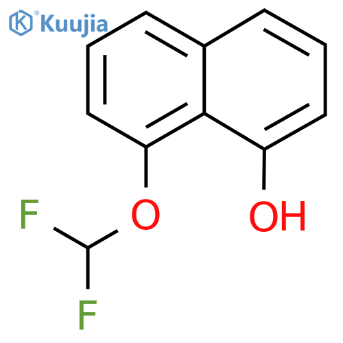 1-(Difluoromethoxy)-8-naphthol structure