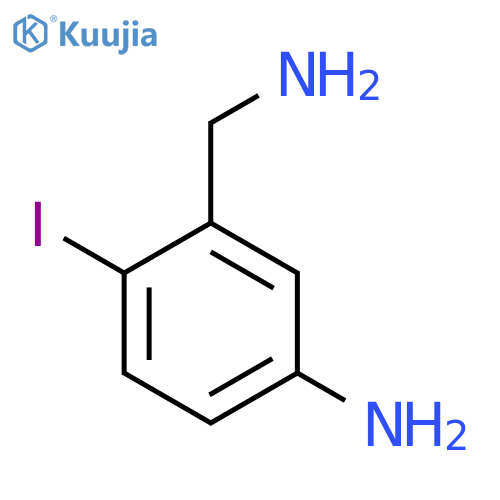 5-Amino-2-iodobenzylamine structure