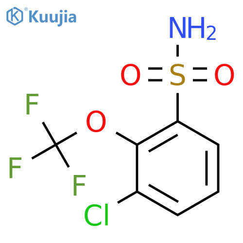 3-Chloro-2-(trifluoromethoxy)benzenesulfonamide structure