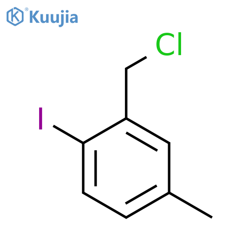 2-Iodo-5-methylbenzyl chloride structure