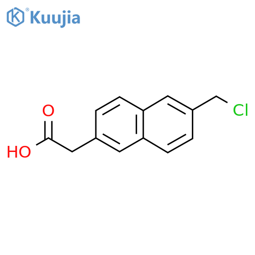 2-(Chloromethyl)naphthalene-6-acetic acid structure