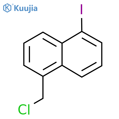 1-(Chloromethyl)-5-iodonaphthalene structure