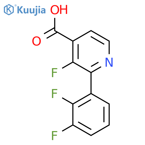 2-(2,3-Difluorophenyl)-3-fluoroisonicotinic acid structure