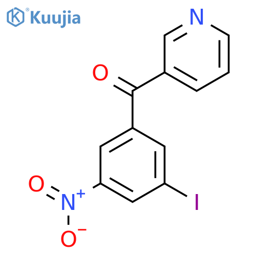 3-(3-Iodo-5-nitrobenzoyl)pyridine structure