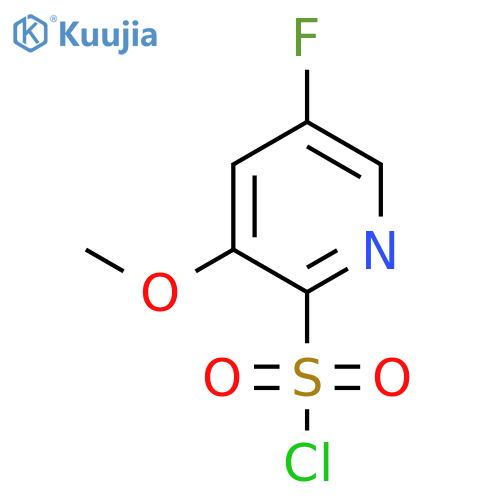 5-Fluoro-3-methoxypyridine-2-sulfonyl chloride structure