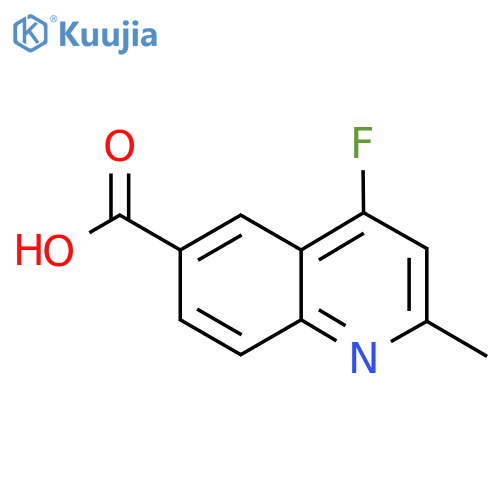 4-Fluoro-2-methylquinoline-6-carboxylic acid structure