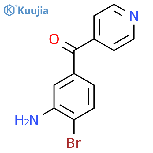 4-(3-Amino-4-bromobenzoyl)pyridine structure