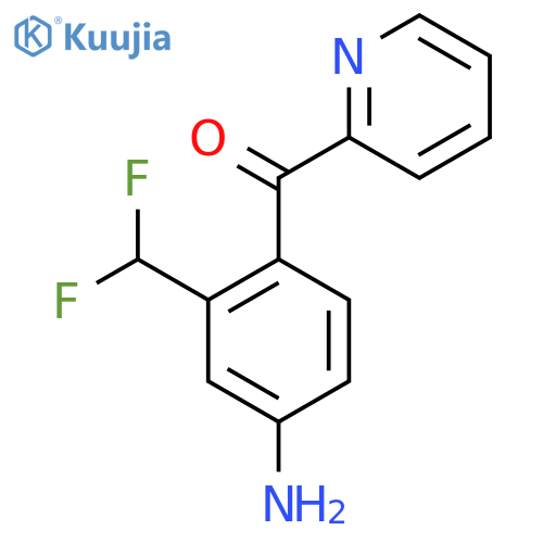 2-(4-Amino-2-(difluoromethyl)benzoyl)pyridine structure