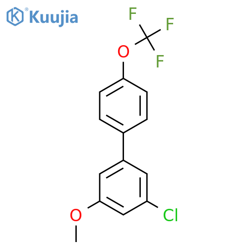 5-Chloro-3-methoxy-4'-(trifluoromethoxy)biphenyl structure
